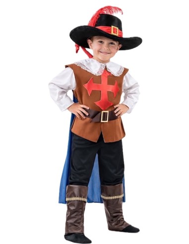 Costume da Moschettiere - di alta qualità, ideale per carnevale, feste a tema ed eventi speciali